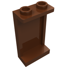 Part 87544 - Panel 1 x 2 x 3 with Side Supports - Hollow Studs - De BrickPlaats