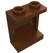 Part 87552 - Panel 1 x 2 x 2 with Side Supports - Hollow Studs - De BrickPlaats