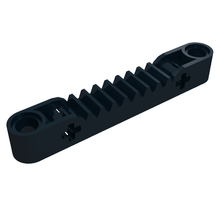 Part 87761 - Technic, Gear Rack 1 x 7 with Axle and Pin Holes - De BrickPlaats
