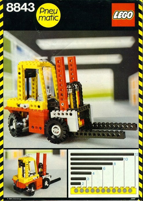 Set 8843 - Fork-Lift Truck - De BrickPlaats