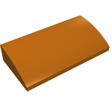 Part 88930 - Slope, Curved 2 x 4 x 2/3 with Bottom Tubes - De BrickPlaats