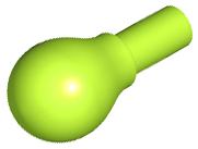 Part 90301 - Minifigure, Utensil Musical Instrument, Maraca - De BrickPlaats