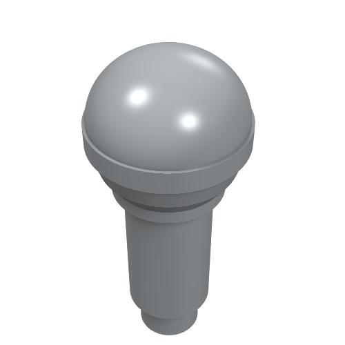 Part 90370 - Minifigure, Utensil Microphone - De BrickPlaats