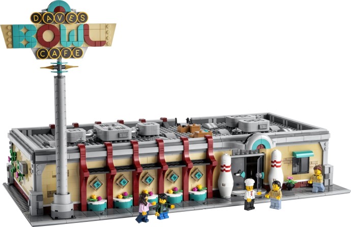 Set 910013 - Retro Bowling Alley - De BrickPlaats