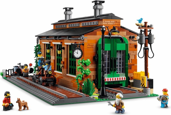 Set 910033 - Old Train Engine Shed - De BrickPlaats