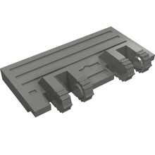 Part 92092 - Hinge Train Gate 2 x 4 Locking Dual 2 Fingers without Rear Reinforcements - De BrickPlaats