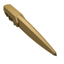 Part 92218 - Hero Factory Weapon, Blade Long - Flexible Rubber - De BrickPlaats