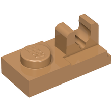 Part 92280 - Plate, Modified 1 x 2 with Clip with Center Cut on Top - De BrickPlaats