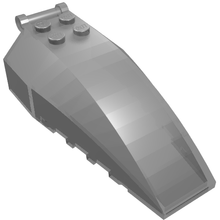 Part 92579 - Windscreen 8 x 4 x 2 with 4 Studs and Bar Handle - De BrickPlaats