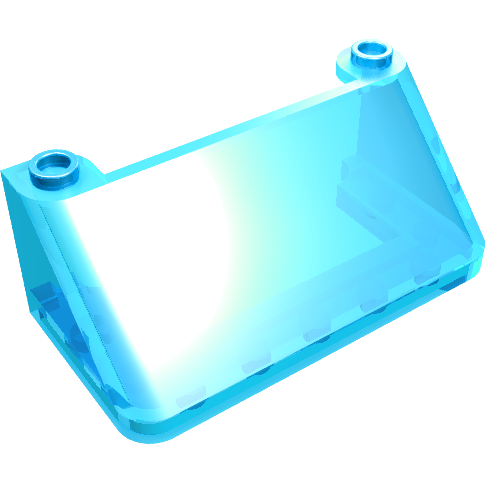 Part 92583 - Windscreen 3 x 6 x 2 - De BrickPlaats