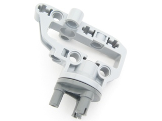 Part 92908c01 - Technic, Steering Portal Axle, Housing with Dark Bluish Gray Wheel Hub 3 Pins Round (92908 / 92909) - De BrickPlaats