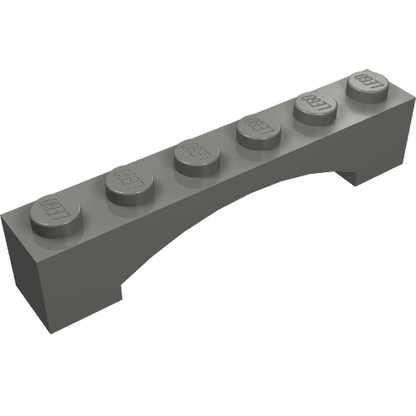 Part 92950 - Arch 1 x 6 Raised Arch - De BrickPlaats