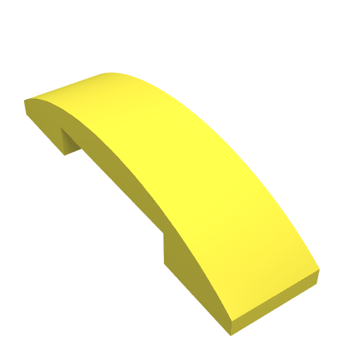 Part 93273 - Slope, Curved 4 x 1 x 2/3 Double - De BrickPlaats