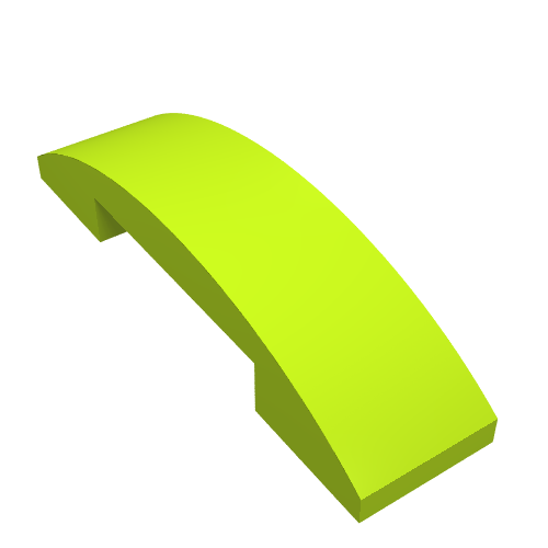 Part 93273 - Slope, Curved 4 x 1 x 2/3 Double - De BrickPlaats
