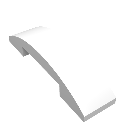 Part 93273 - Slope, Curved 4 x 1 x 2/3 Double - De BrickPlaats