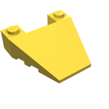 Part 93348 - Wedge 4 x 4 Taper with Stud Notches - De BrickPlaats