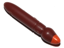 Part 93552pb03 - Minifigure, Utensil Paint Brush with Orange Tip Pattern - De BrickPlaats