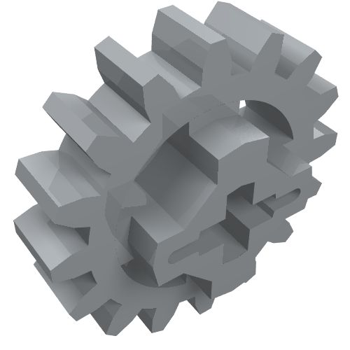 Part 94925 - Technic, Gear 16 Tooth - Axle Hole with Closed Sides - De BrickPlaats