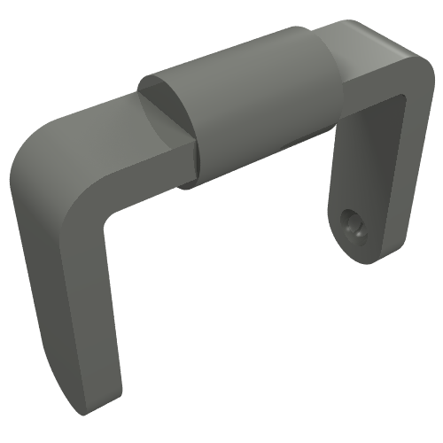 Part 95344 - Minifigure, Utensil Bucket 1 x 1 x 1 Handle / Scooter Stand - De BrickPlaats