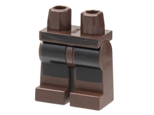 Part 970c00pb0144 - Hips and Legs with SW Jedi Robe with Black Coattails Pattern - De BrickPlaats