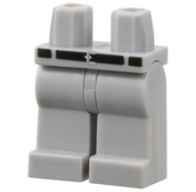 Part 970c00pb0245 - Hips and Legs with Black Belt with Silver Buckle Pattern - De BrickPlaats