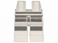 Part 970c00pb0466 - Hips and Legs with Dark Bluish Gray Prison Stripes Pattern - De BrickPlaats