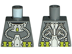 Part 973pb0615 - Torso Atlantis Diver Two Hoses Pattern - De BrickPlaats