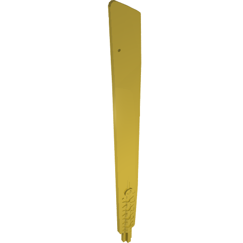 Part 98135 - Propeller 1 Blade 16L with Axle (Sword Blade) - De BrickPlaats