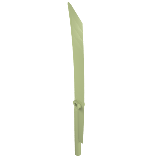 Part 98137 - Propeller 1 Blade 10L with Bar (Sword Blade) - De BrickPlaats
