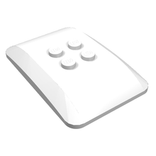 Part 98281 - Wedge 6 x 4 x 2/3 Quad Curved - De BrickPlaats