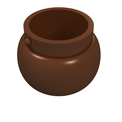 Part 98374 - Minifigure, Utensil Pot Small with Handle Holders - De BrickPlaats