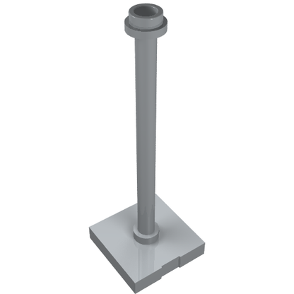 Part 98549 - Support 2 x 2 x 5 Bar on Tile Base with Hollow Stud and Stop Ring - De BrickPlaats