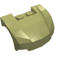 Part 98835 - Vehicle, Mudguard 3 x 4 x 1 2/3 Curved Front - De BrickPlaats