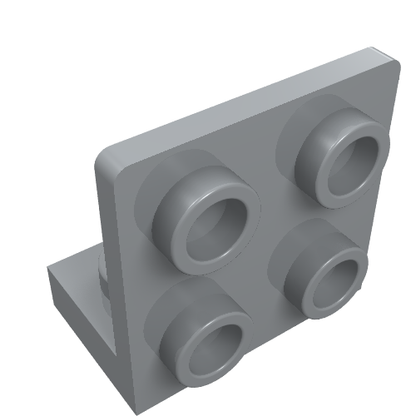 Part 99207 - Bracket 1 x 2 - 2 x 2 Inverted - De BrickPlaats