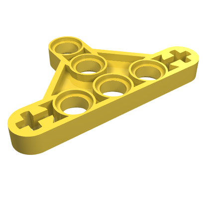 Part 99773 - Technic, Liftarm, Modified Triangle Thin 3 x 5 with Short Supports - De BrickPlaats