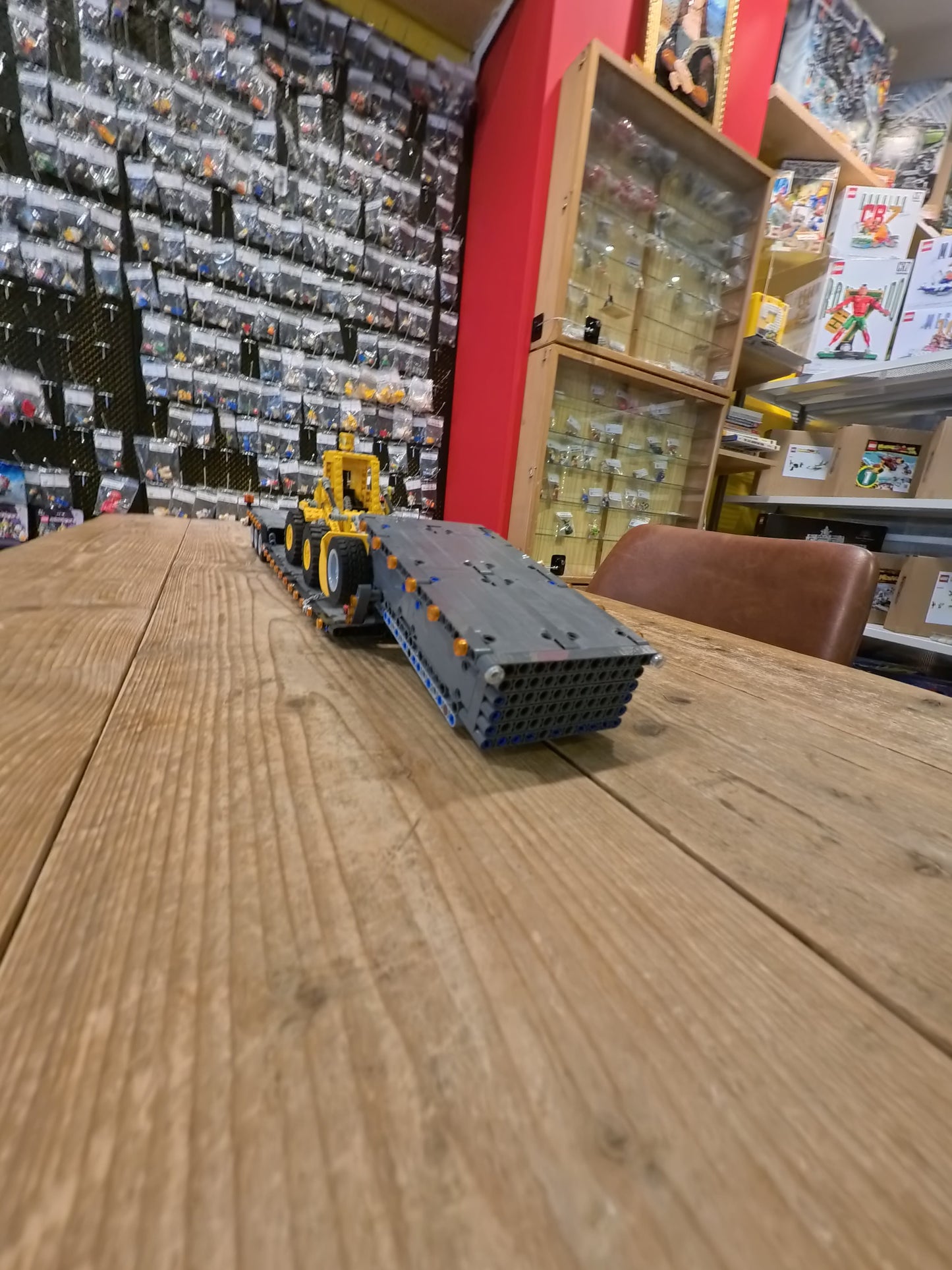 LEGO® MOC Losse dieplader met loader