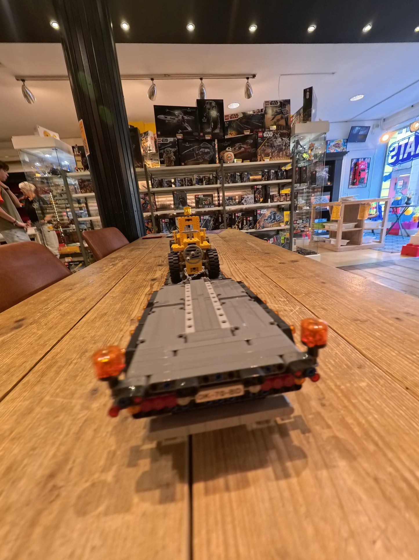 LEGO® MOC Losse dieplader met loader