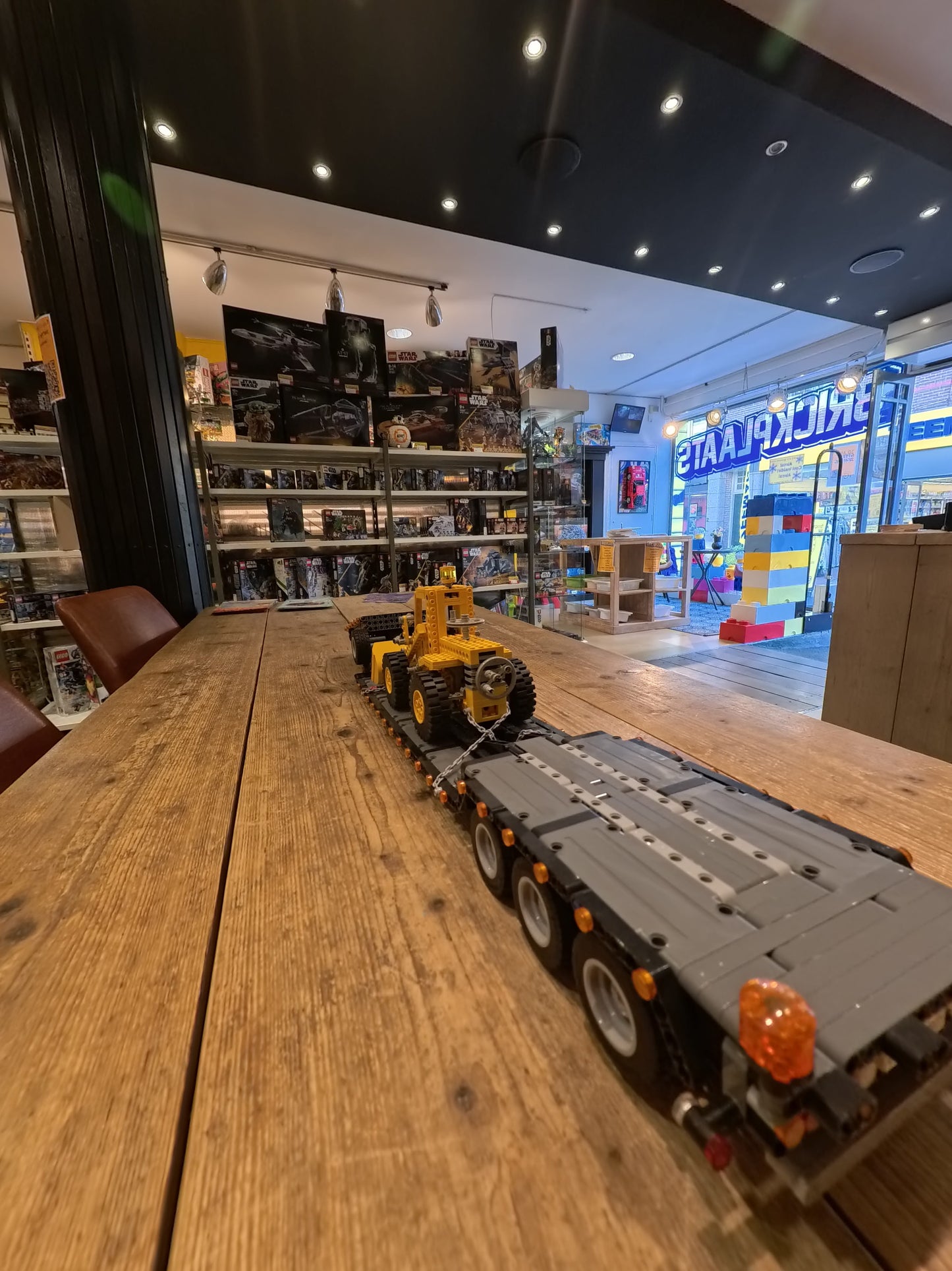 LEGO® MOC Losse dieplader met loader