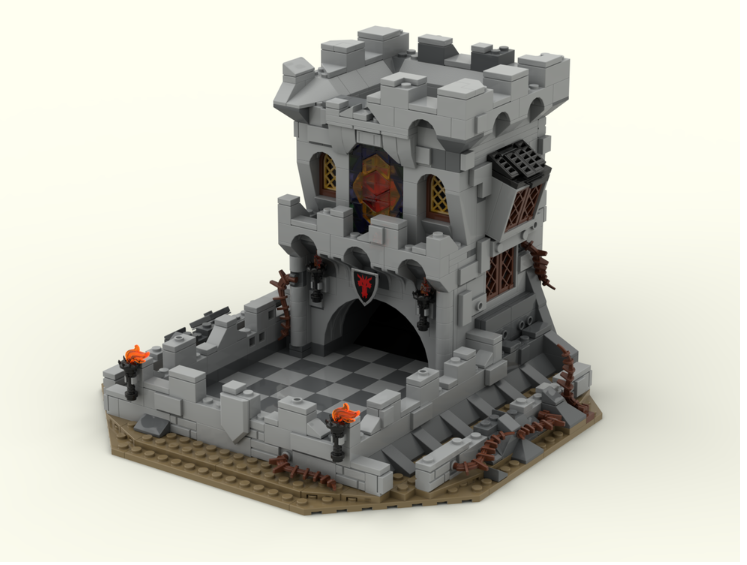Lego MOC - 185331 Tiamat's Dice Tower - Bundle - De BrickPlaats