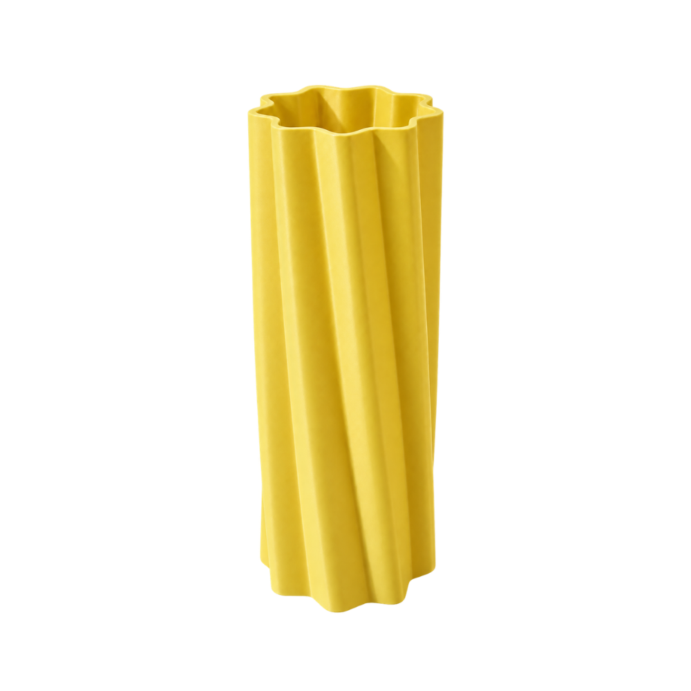 Vaas voor LEGO® bloemen | Mat Geel