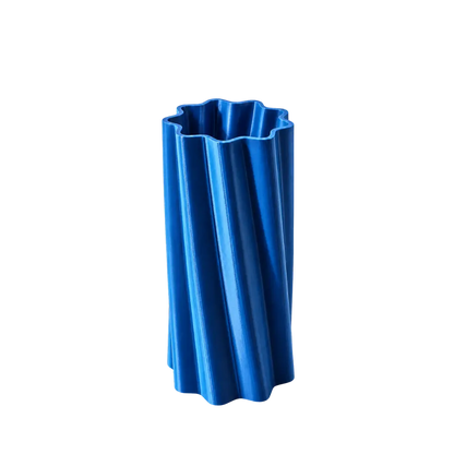 Vaas voor LEGO® bloemen | Metallic Blauw