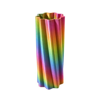 Vaas voor LEGO® bloemen | Metallic Rainbow