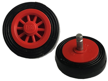 Part bb0019c01 - Wheel Spoked 2 x 2 with Stud with Black Tire Smooth - Small Solid (bb0019 / 132old) - De BrickPlaats