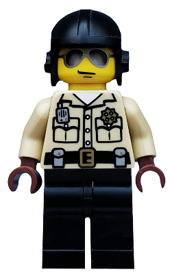 Minifig col022 - Traffic Cop, Series 2 (Minifigure Only without Stand and Accessories) - De BrickPlaats