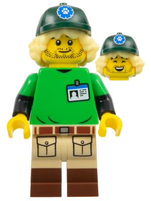 Minifig col419 - Conservationist, Series 24 (Minifigure Only without Stand and Accessories) - De BrickPlaats