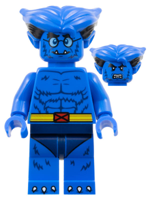 Minifig colmar22 - Beast, Marvel Studios, Series 2 (Minifigure Only without Stand and Accessories) - De BrickPlaats