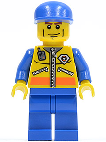 Minifig cty0077 - Coast Guard City - Patroller 2 - De BrickPlaats