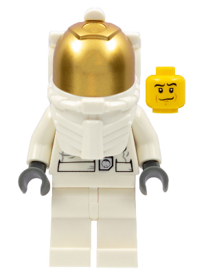 Minifig cty0384 - Astronaut, White Legs, Underwater Helmet, Visor - De BrickPlaats