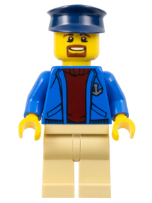 Minifig cty0597 - Deep Sea Captain - De BrickPlaats