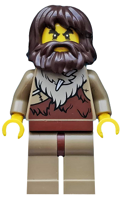 Minifig cty0932 - Museum Caveman - De BrickPlaats